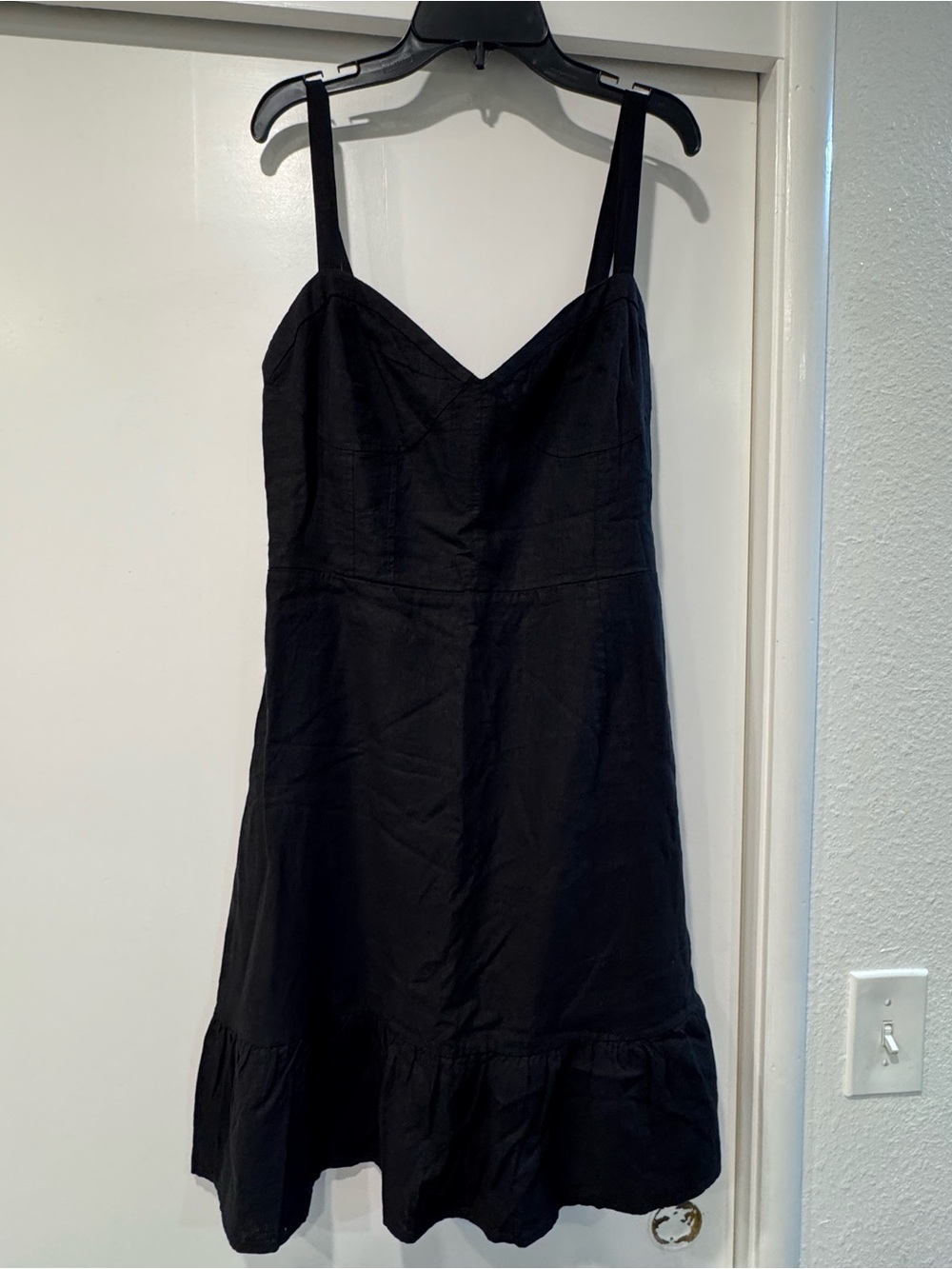 Velvet Heart Black Spaghetti-Strap Mini Dress